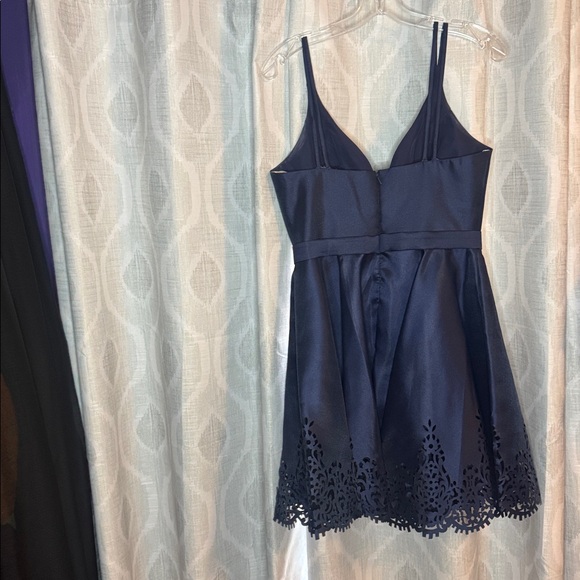 Sherri Hill Semi-Formal Dress Navy Size 8 - Picture 6 of 10